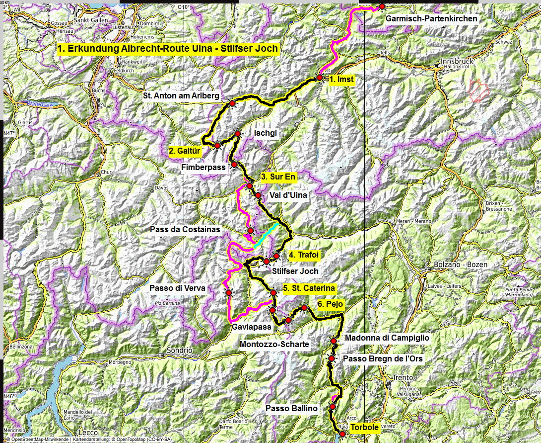 Albrecht Route Uina