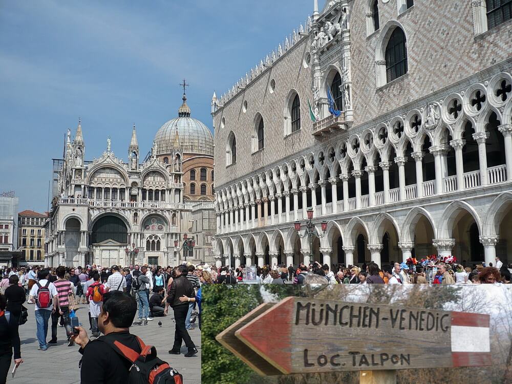 Venedig: Markusplatz sinnvoll nur zu Fuß zu erreichen