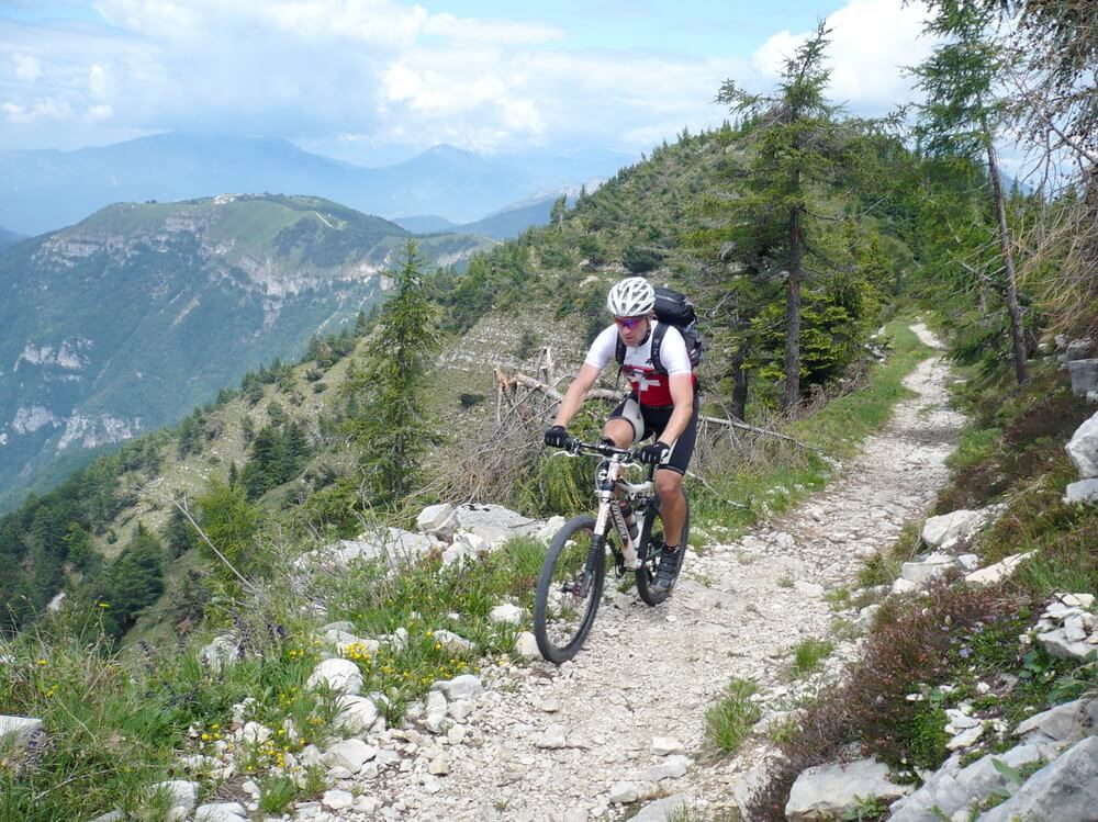 Trail vom Passo Coe zum Monte Maggio