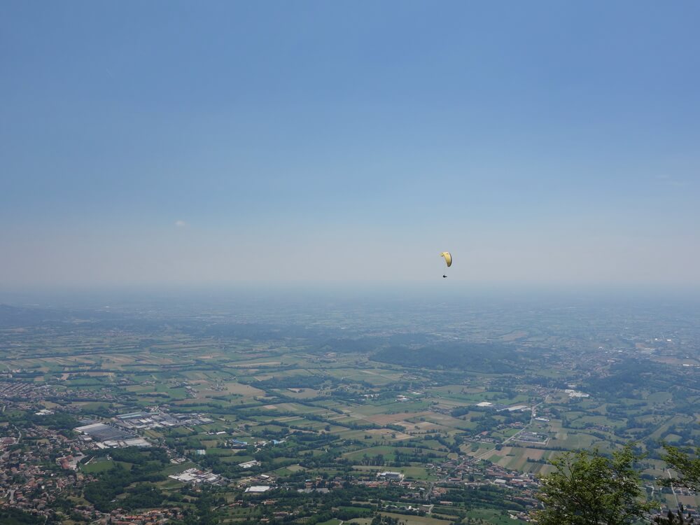 Monte Grappa: Paradies für Gleitschirmflieger