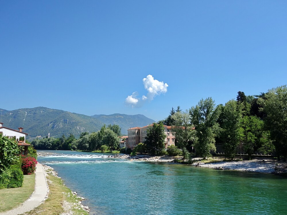 Bassano del Grappa - am Fluss Brenta