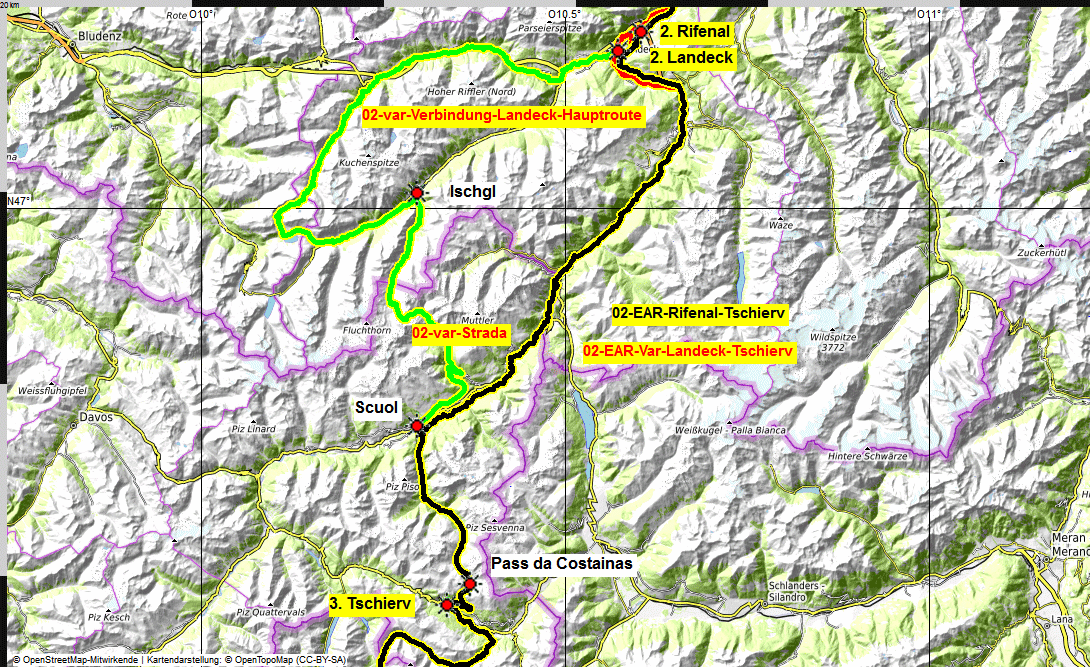 02 map Albrecht Route eMTB
