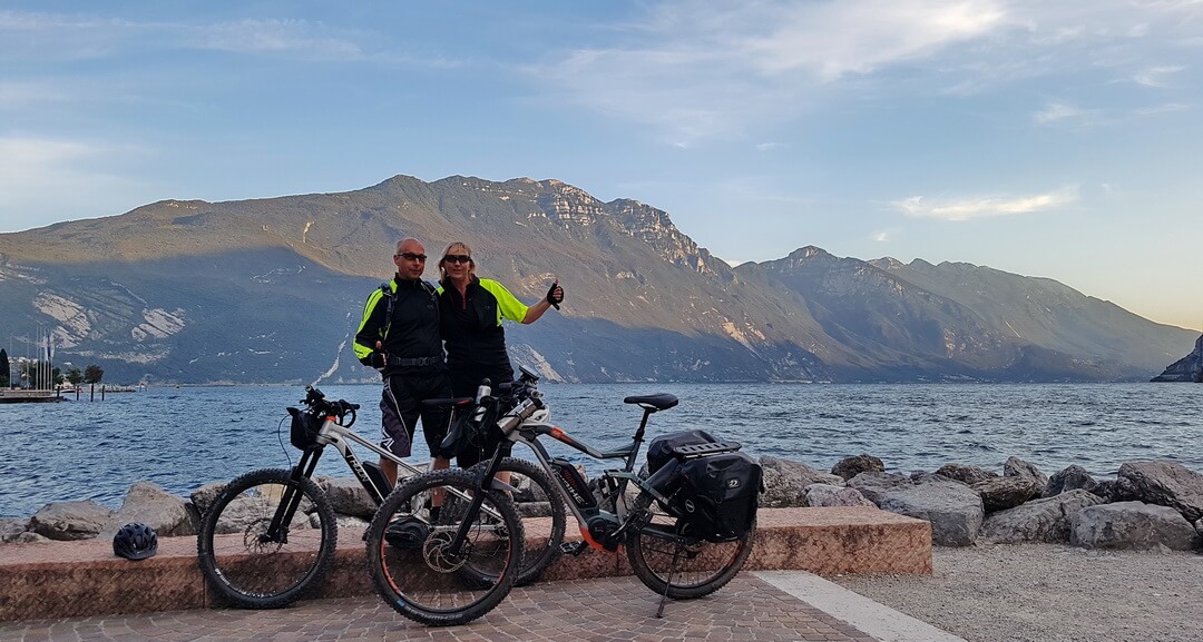 Andrea und Olaf - Finisher am Gardasee
