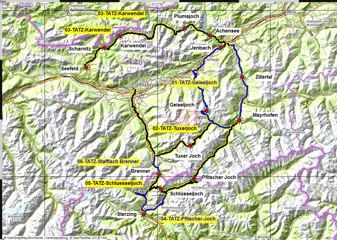 Transalp-Traing-Zillertal