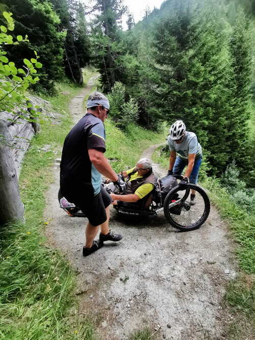 Auffahrt zum Valler-Jöchl-extrem 1