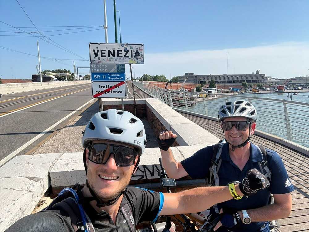 Am Ziel in Venedig